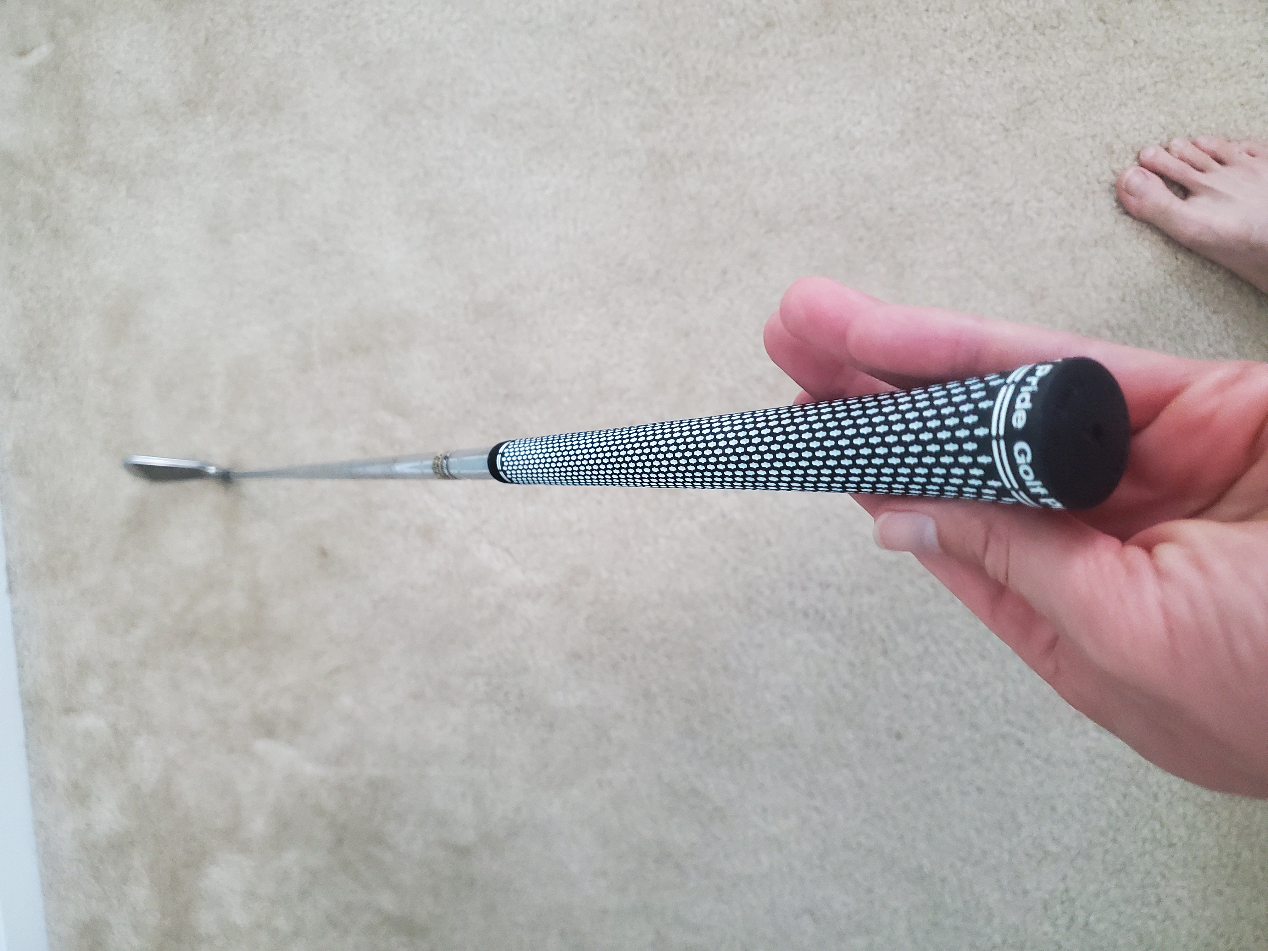 New grip close-up